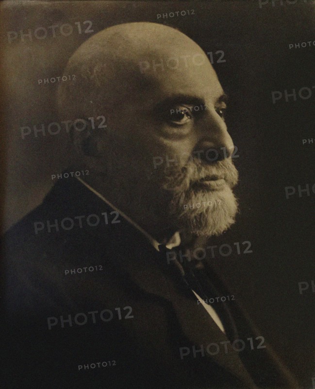 Portrait of the composer and violinist Leopold Auer (1845-1930). Creator: Mishkin, Herman (1871-1948).
