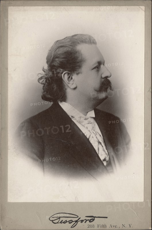 Portrait of pianist and composer Alfred Reisenauer (1863-1907). Creator: Photo studio Gessford, NY  .
