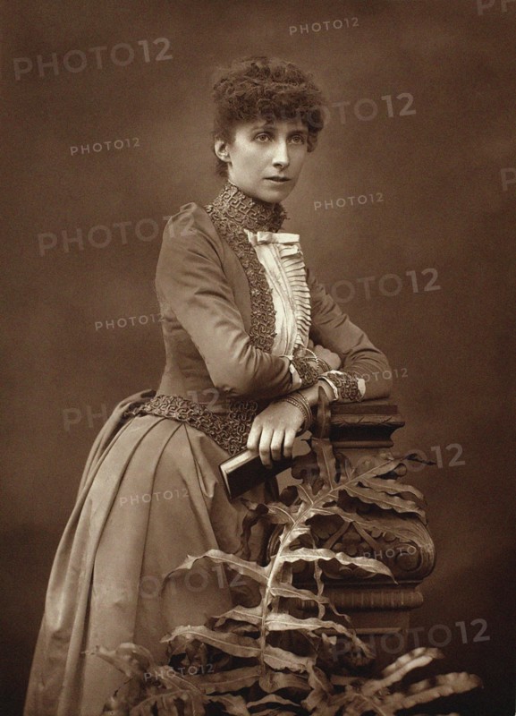 Portrait of the composer Rosalind Ellicott (1857-1924). Creator: Barraud, Herbert Rose (1845-1896).