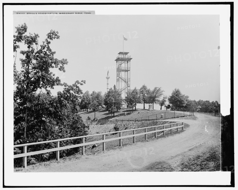 Bragg's Headquarters, Missionary Ridge, Tenn., c1902. Creator: William H. Jackson.