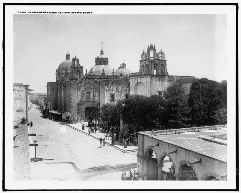 Church of San Diego, Aguas Calientes, Mexico, between 1880 and 1900. Creator: William H. Jackson.