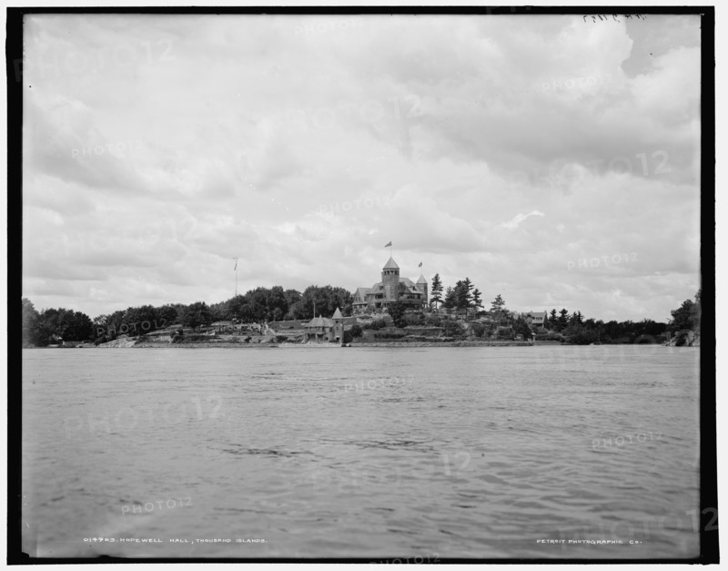 Hopewell Hall, Thousand Islands, (1902?). Creator: William H. Jackson.