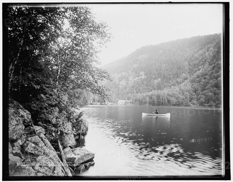 Upper Cascade Lake, Adirondack Mts., c1902. Creator: William H. Jackson.