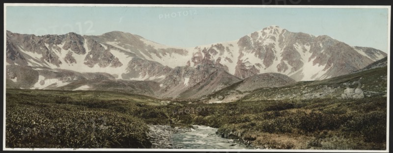 Colorado, Gray's and Torrey's Peaks, c1898. Creator: William H. Jackson.