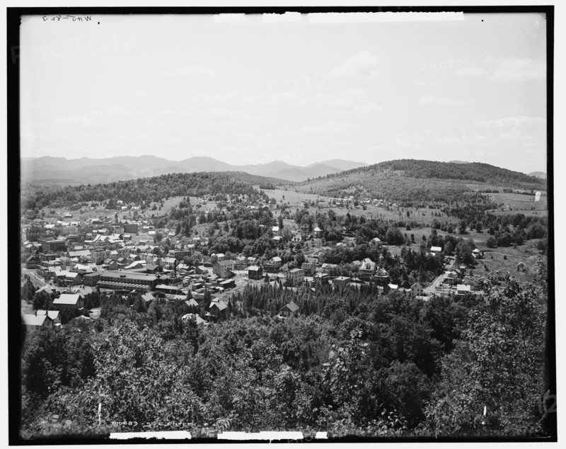 Saranac Lake from Mt. Pisgah, Adirondack Mountains, c1902. Creator: William H. Jackson.