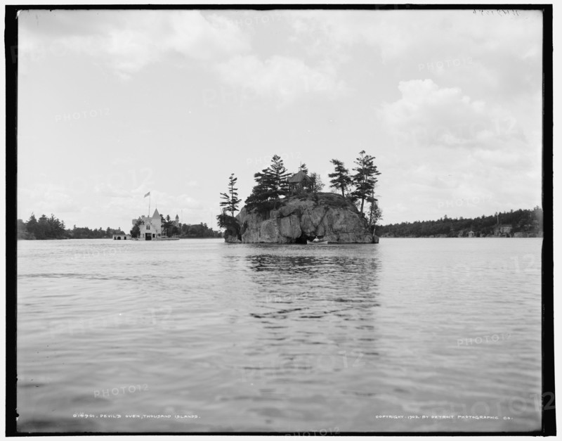 Devil's Oven, Thousand Islands, c1902. Creator: William H. Jackson.