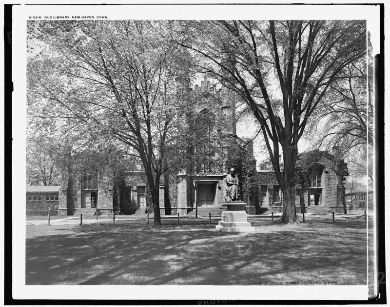 Old Library, New Haven, Conn., c1901. Creator: William H. Jackson.