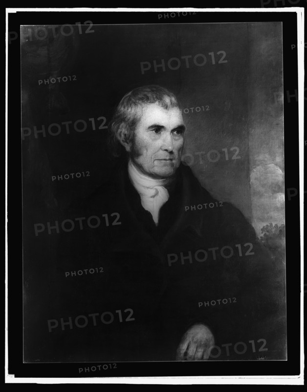 Chief Justice John Marshall, half-length portrait, c.between 1900 and 1912. Creator: Robert Matthew Sully.