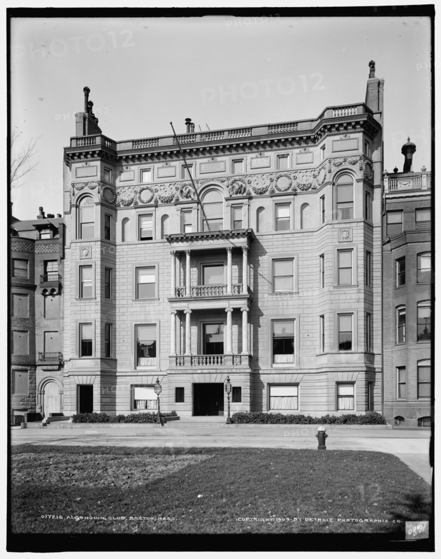 Algonquin Club, Boston, Mass., c1904. Creator: Unknown.