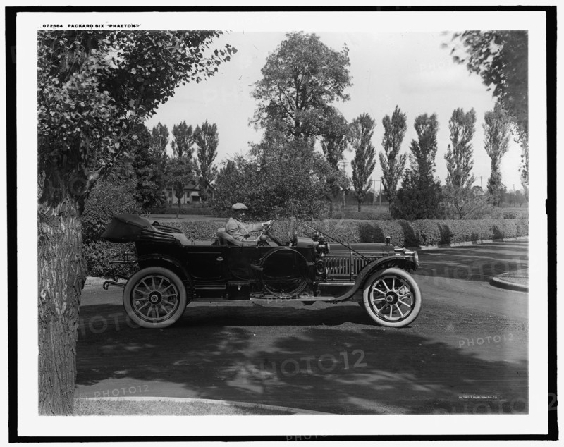Packard six phaeton, (1912?). Creator: Unknown.