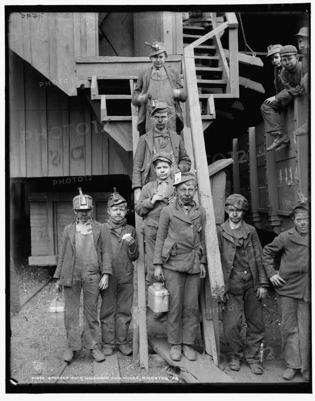 Breaker boys, Woodward Coal Mines, Kingston, Pa., c1900. Creator: Unknown.