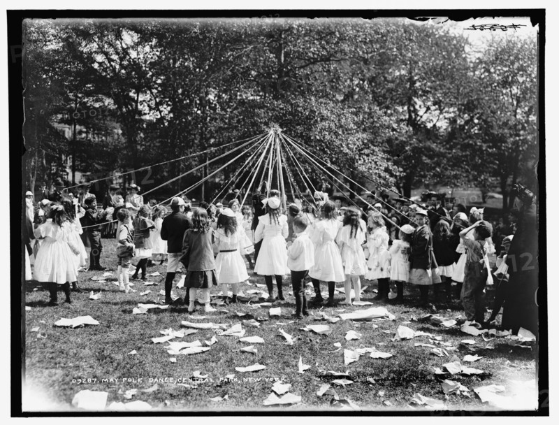 Maypole dance, Central Park, New York, c1905. Creator: Unknown.