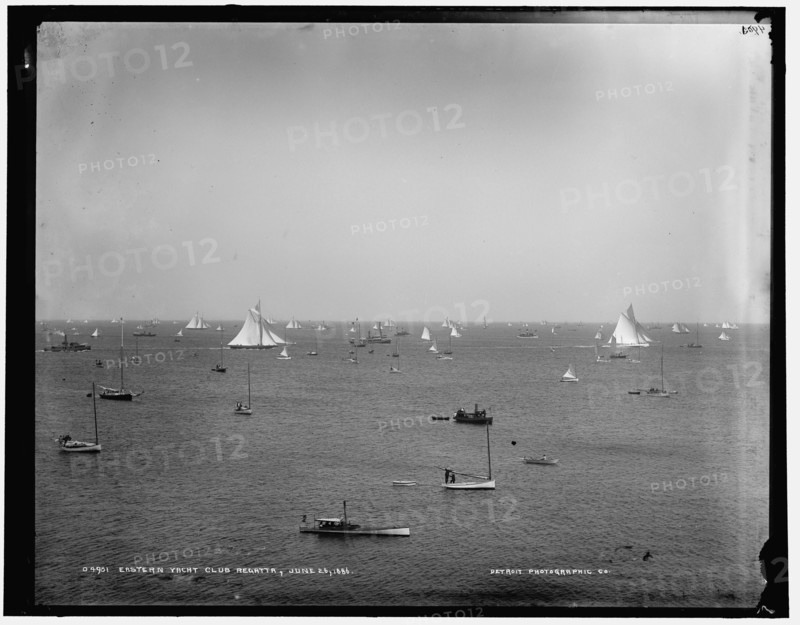 Eastern Yacht Club regatta, 1886 June 26. Creator: Unknown.