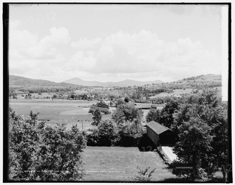 Mt. Pico, Mt. Killington, and Mt. Shrewsbury from Rutland R.R., Green Mountains, c1900-1906. Creator: Unknown.