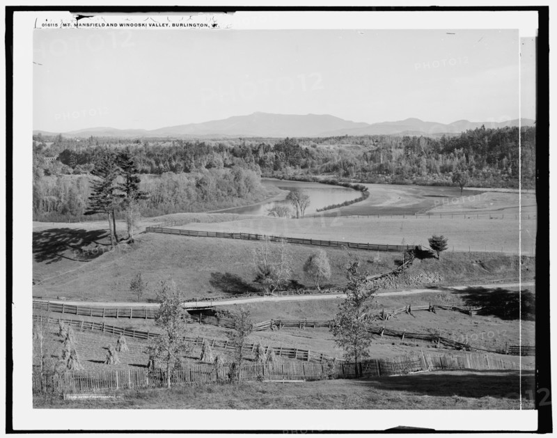 Mt. Mount Mansfield and Winooski Valley, Burlington, Vt., between 1900 and 1906. Creator: Unknown.
