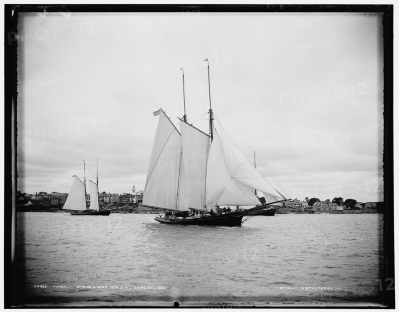 Foam, Marblehead harbor, 1888 June 28. Creator: Unknown.