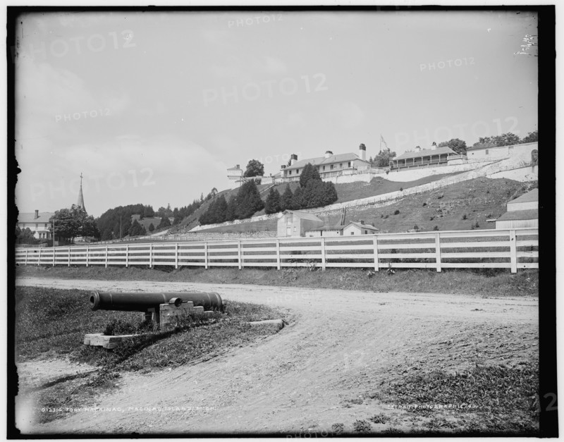 Fort Mackinac, Mackinac Island, Mich., between 1890 and 1901. Creator: Unknown.