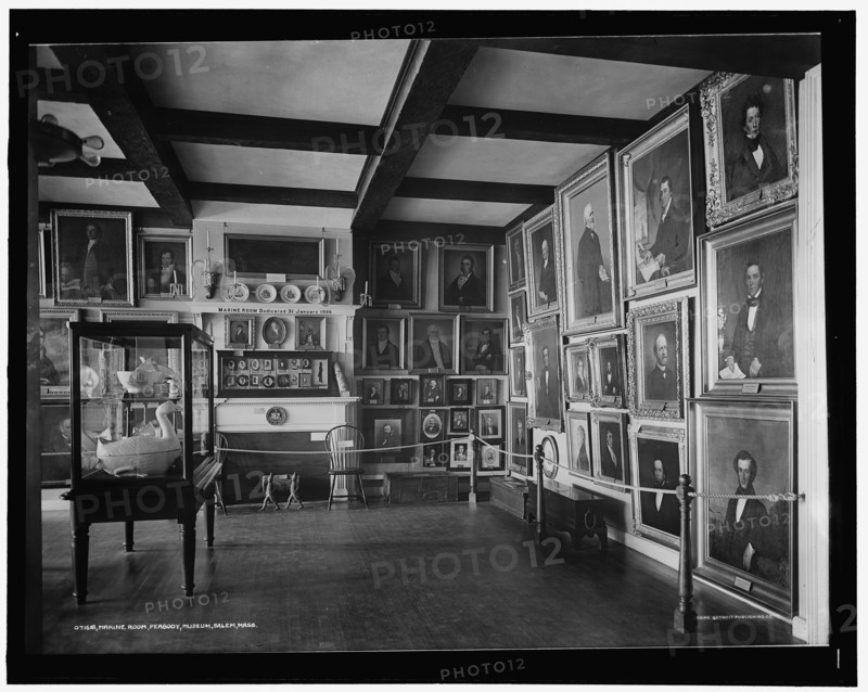 Marine Room, East India Hall, Peabody Museum, Salem, Mass., c.between 1905 and 1920. Creator: Unknown.