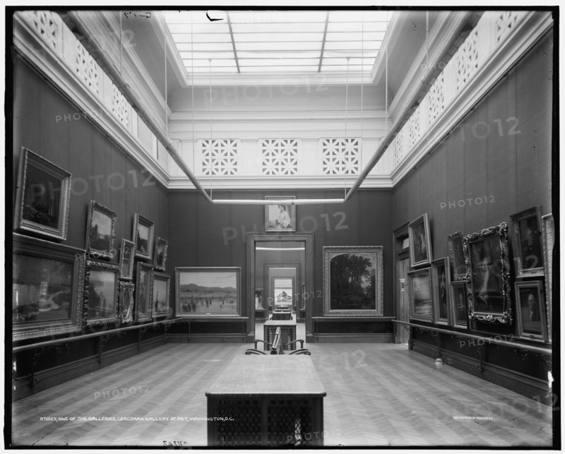 One of the galleries, Corcoran Gallery of Art, Washington, D.C., between 1905 and 1915. Creator: Unknown.