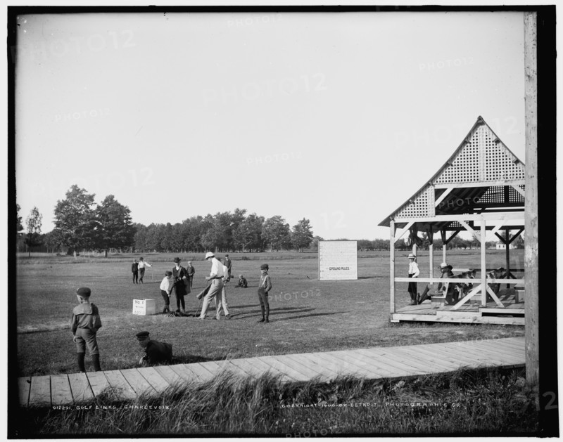 Golf links, Charlevoix, c1900. Creator: Unknown.