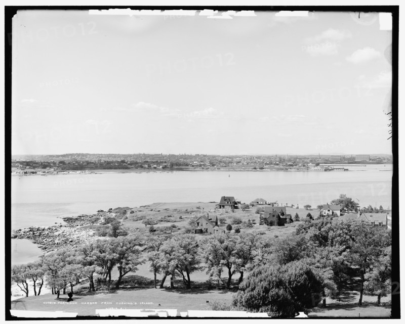 Portland harbor from Cushing's Island, c1905. Creator: Unknown.