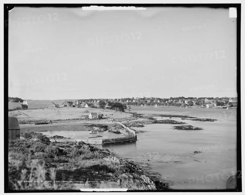 Peak's i.e. Peaks Island from Fort Scammell, Portland, Me., c1905. Creator: Unknown.