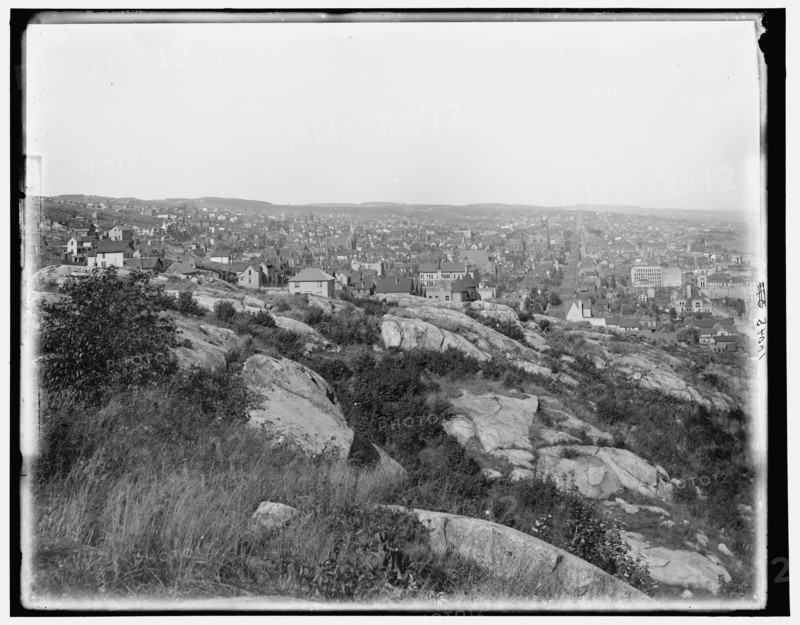 General view from bluffs, Duluth, Minn., c1898. Creator: Unknown.