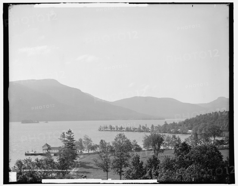 Silver Bay Hotel and grounds, Lake George, N.Y., c1906. Creator: Unknown.