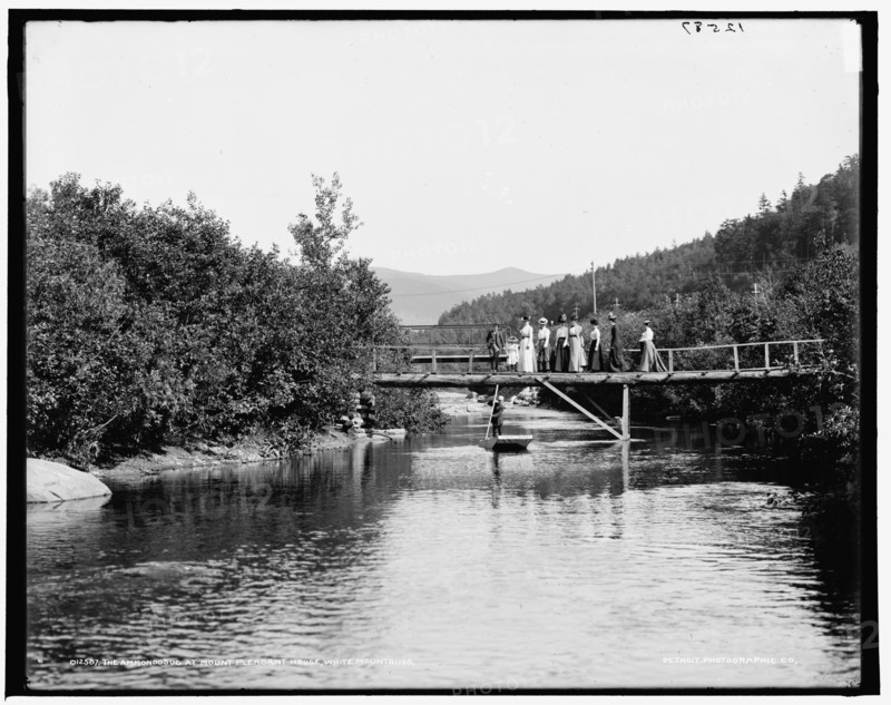 The Ammonoosuc at Mount Pleasant House, White Mountains, between 1890 and 1901. Creator: Unknown.