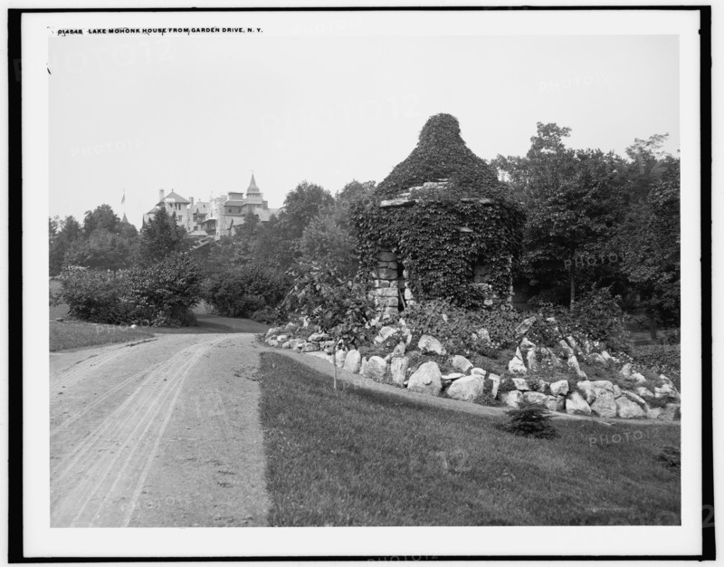 Lake Mohonk House from Garden Drive, N.Y., (1902?). Creator: Unknown.