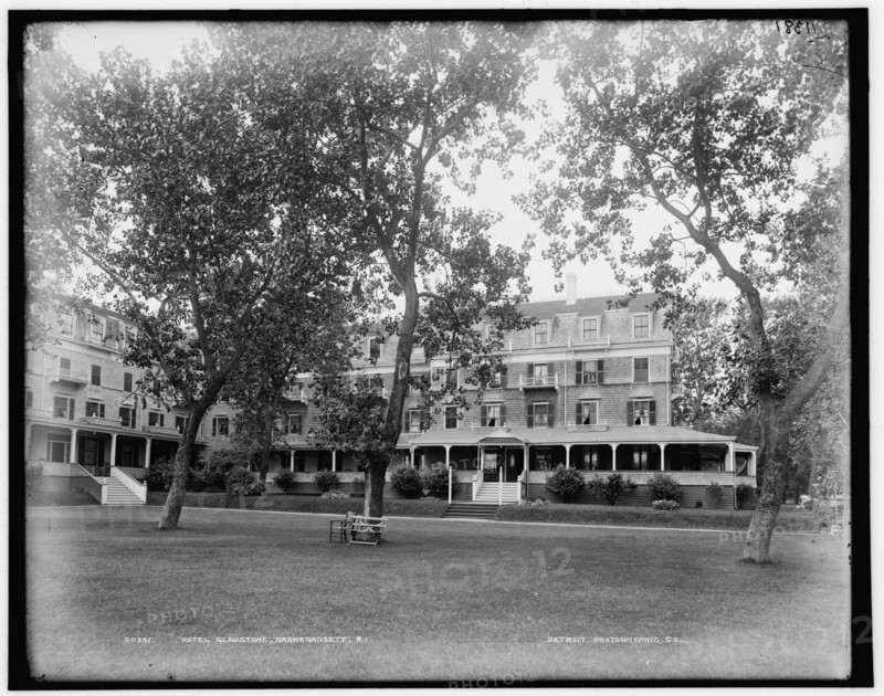 Hotel Gladstone, Narragansett, R.I., between 1880 and 1899. Creator: Unknown.