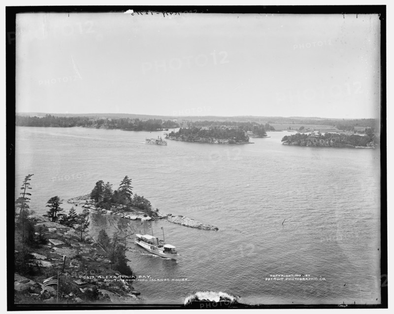 Alexandria Bay south from 1000 Islands House, c1901. Creator: Unknown.