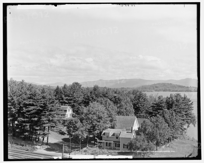 Panorama from New Hotel Weirs, Lake Winnipesaukee, N.H., c1906. Creator: Unknown.