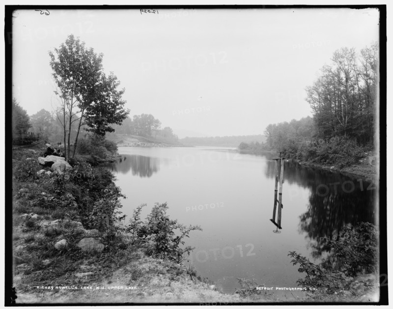 Howell's Lakes, N.J., upper lake, between 1890 and 1901. Creator: Unknown.