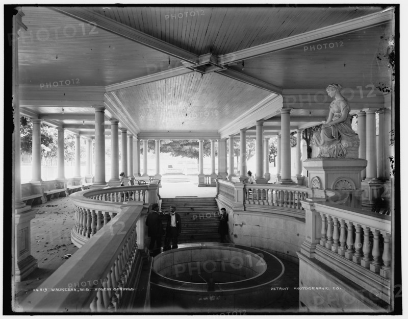 Waukesha, Wis., Hygeia Springs, between 1880 and 1899. Creator: Unknown.