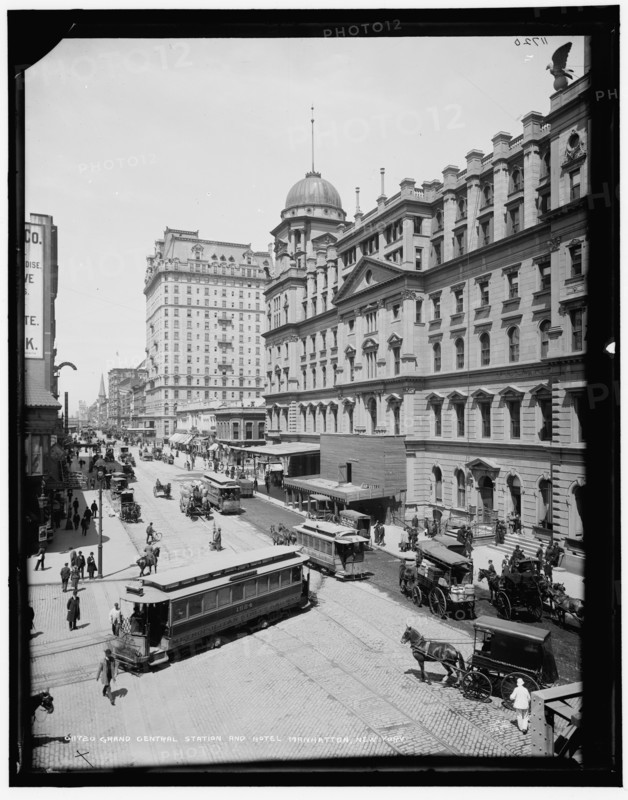 Grand Central Station and Hotel Manhattan, New York, between 1900 and 1906. Creator: Unknown.