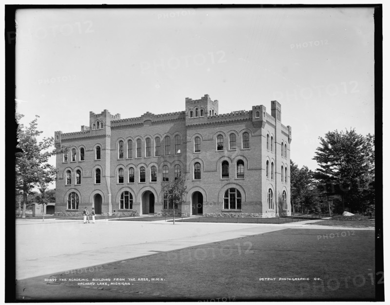 Academic building from the area, M.M.A., Orchard Lake, Michigan, between 1890 and 1901. Creator: Unknown.