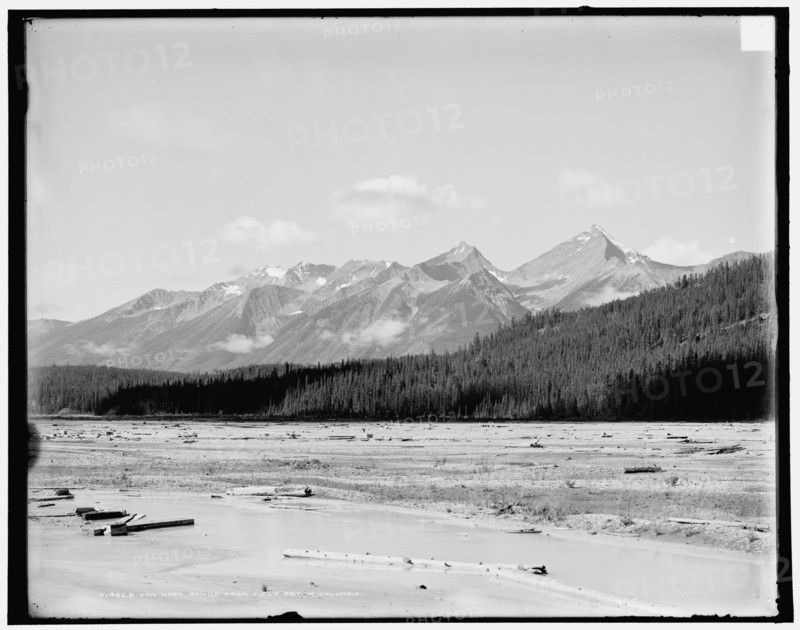 Van Horn Range from Field, British Columbia, (1902?). Creator: Unknown.