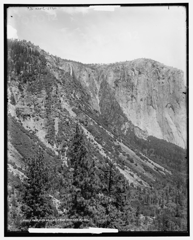 Yosemite Valley from Artist's Point, c1901. Creator: Unknown.
