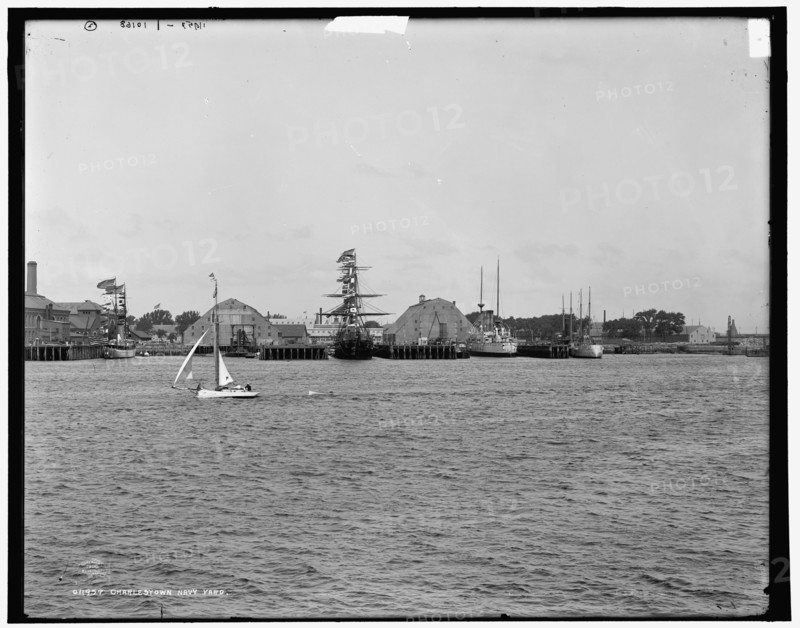 Charlestown Navy Yard, Charlestown, Mass., c1900. Creator: Unknown.
