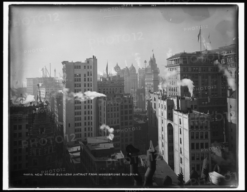 New York's business district from Woodbridge Building, c1901. Creator: Unknown.