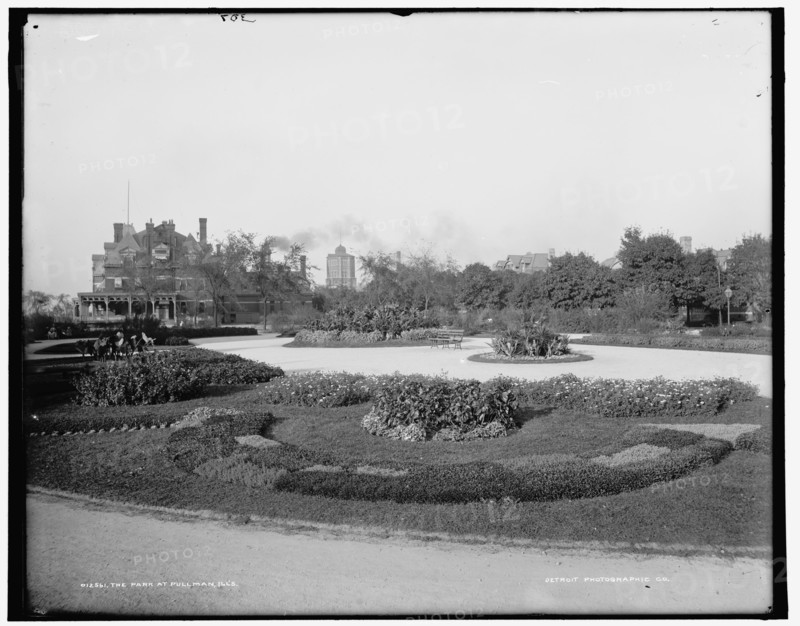 The Park at Pullman, Ill's., between 1890 and 1901. Creator: Unknown.