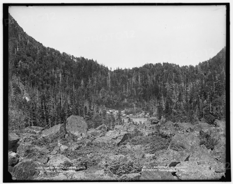 Carter Notch looking north, White Mountains, c1900. Creator: Unknown.