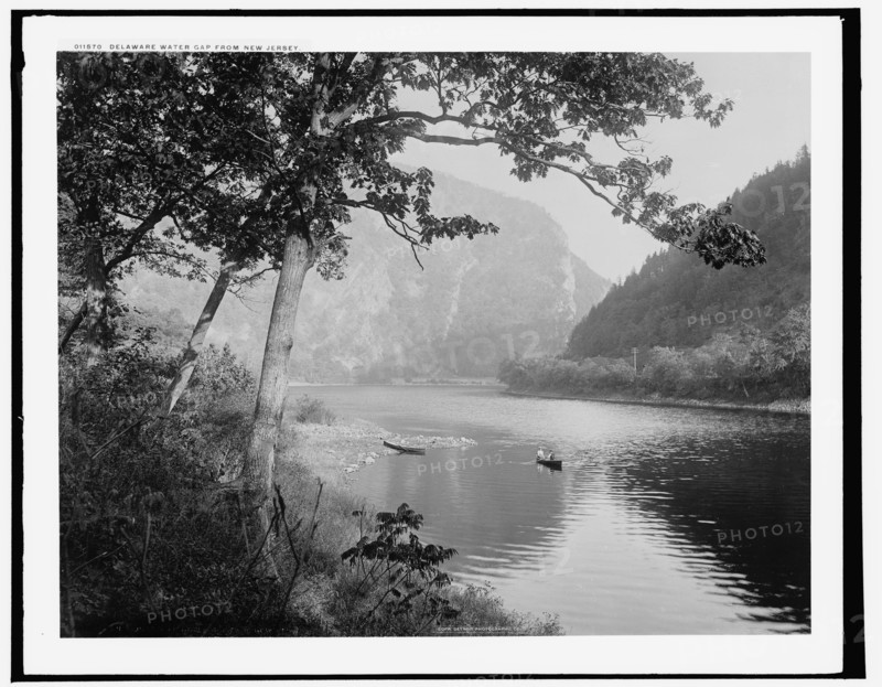 Delaware Water Gap from New Jersey, c1900. Creator: Unknown.
