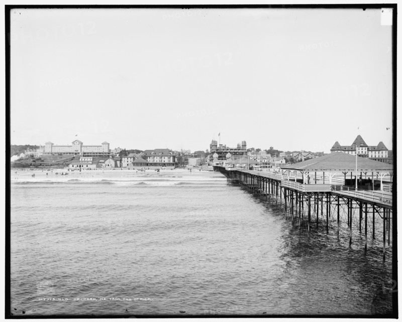 Old Orchard, Me., from end of pier, c1904. Creator: Unknown.