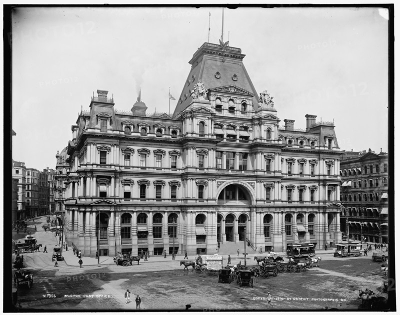 Boston post office, c1900. Creator: Unknown.