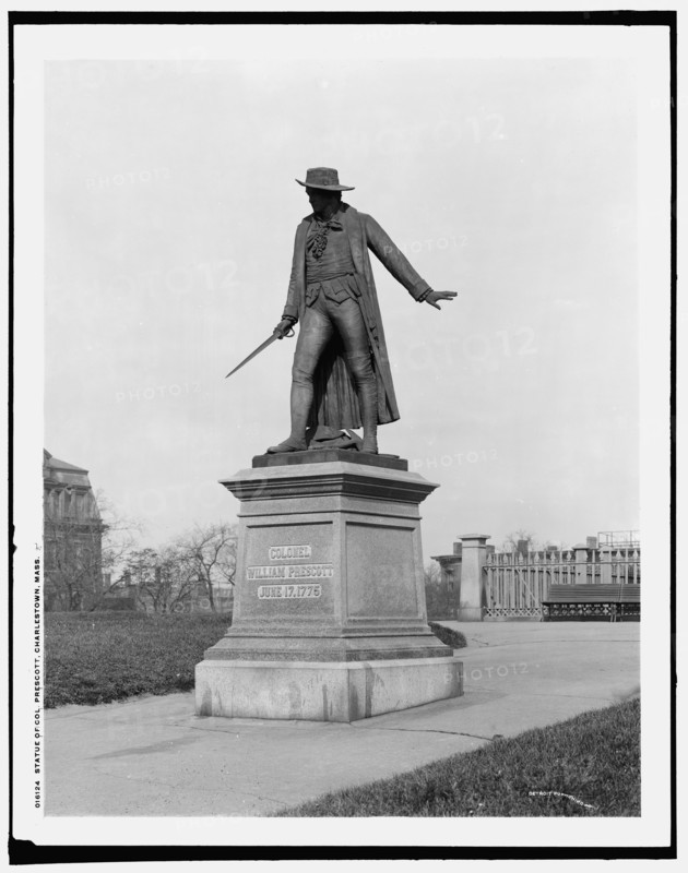 Statue of Col. Prescott, Charlestown, Mass., between 1900 and 1906. Creator: Unknown.