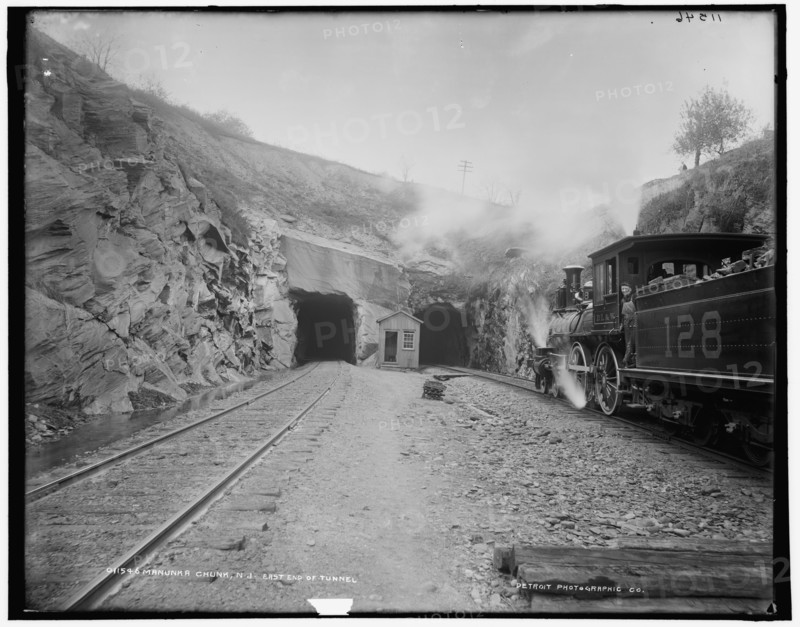 Manunka Chunk, N.J., east end of tunnel, between 1890 and 1901. Creator: Unknown.