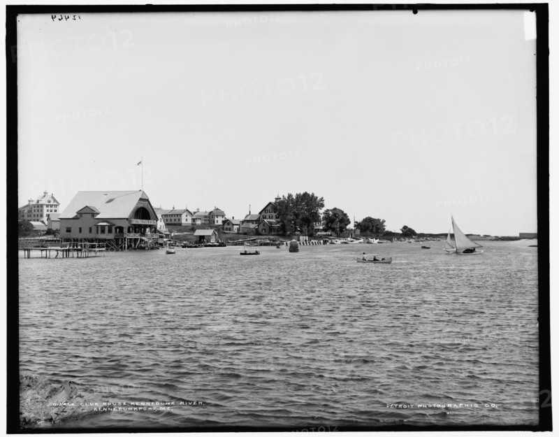 Club house, Kennebunk River, Kennebunkport, Maine, between 1890 and 1901. Creator: Unknown.