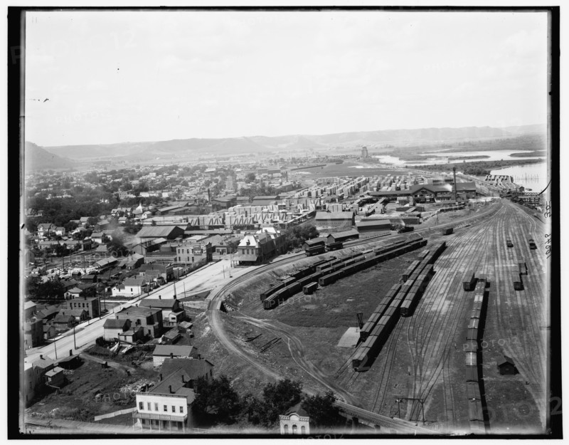 Valley of the Mississippi from Winona, Minn., c1898. Creator: Unknown.
